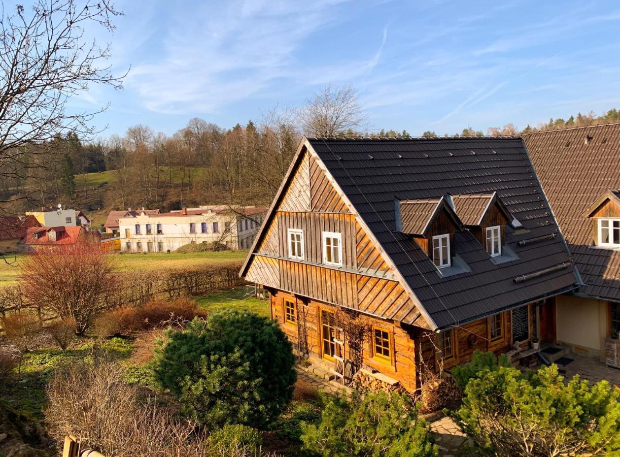 Penzion Na Stodolci Chribská Exterior foto